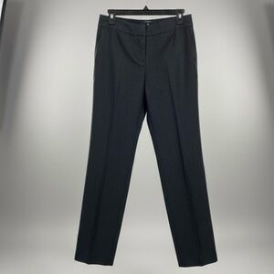 Liz Claiborne “Jackie” Straight-Leg Dress Pants – Dark Charcoal Gray